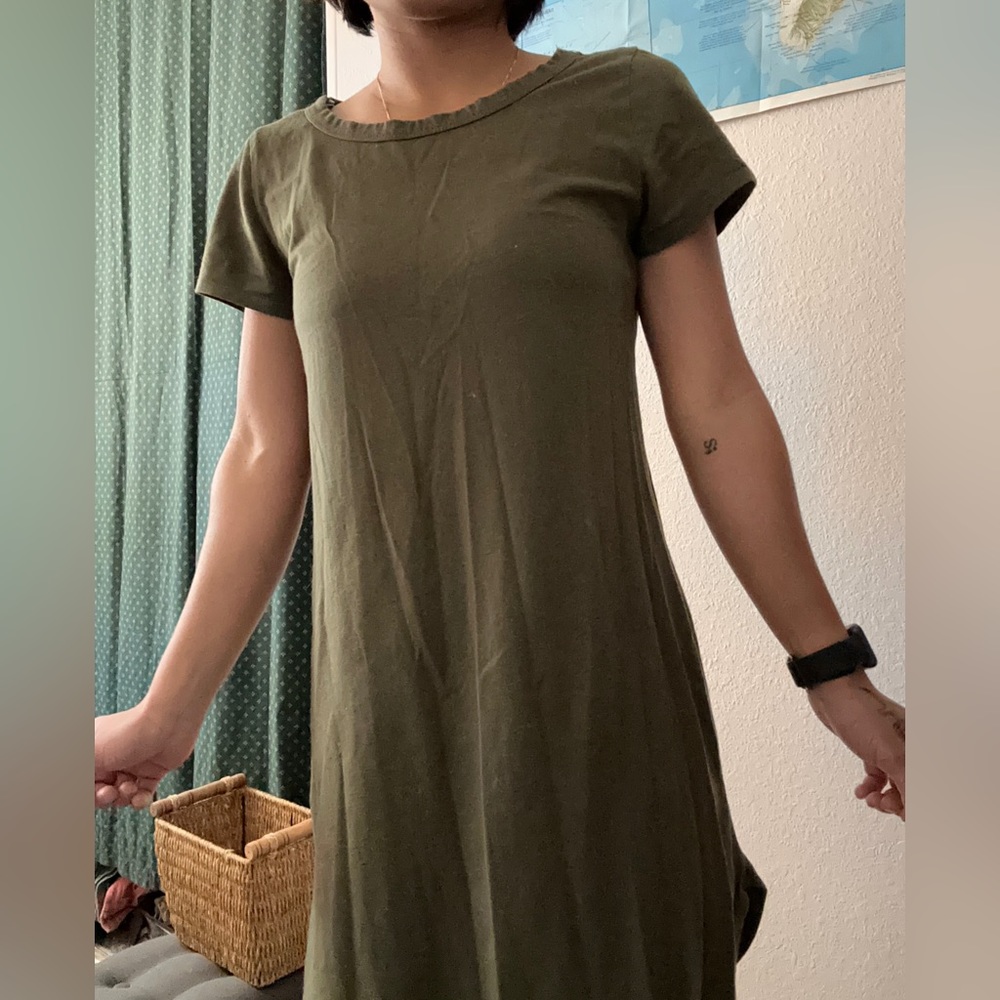 Dark Green “Heart and Hips” dress, super comfy!!
